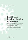 Buchcover Recht und Evidenz in der Pandemie