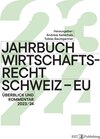 Buchcover Jahrbuch Wirtschaftsrecht Schweiz – EU 2024