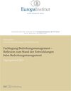 Buchcover Fachtagung Bedrohungsmanagement – Reflexion zum Stand der Entwicklungen beim Bedrohungsmanagement