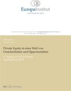 Buchcover Private Equity in einer Welt von Unsicherheiten und Opportunitäten