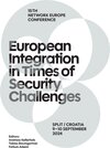 Buchcover European Integration in Times of Security Challenges