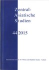 Buchcover Zentralasiatische Studien 44 (2015)