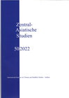 Buchcover Zentralasiatische Studien 50 (2022)