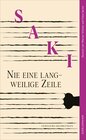 Buchcover Nie eine langweilige Zeile