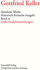 Buchcover Sämtliche Werke. Historisch-Kritische Ausgabe, Band 13