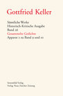 Buchcover Sämtliche Werke. Historisch-Kritische Ausgabe / Gottfried Keller Sämtliche Werke – Historisch-Kritische Ausgabe