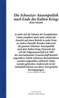 Buchcover Die Schweizer Aussenpolitik nach Ende des Kalten Kriegs