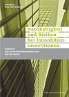 Buchcover Nachhaltigkeit und Risiken bei Immobilieninvestitionen