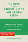 Buchcover Erinnerungen aus meinem Leben