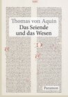 Buchcover Das Seiende und das Wesen