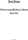 Buchcover Jeschua – Worte unendlichen Lebens hast Du
