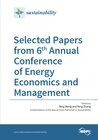 Buchcover Selected Papers from 6th Annual Conference of Energy Economics and Management