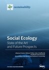 Buchcover Social Ecology. State of the Art and Future Prospects