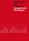Buchcover Typografische Grundlagen