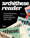 Buchcover archithese reader