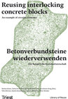 Buchcover Betonverbundsteine wiederverwenden