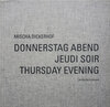 Buchcover DONNERSTAG ABEND – JEUDI SOIR – THURSDAY EVENING