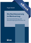 Buchcover Die Nachbesserung im Werkvertrag.