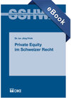 Buchcover Private Equity im Schweizer Recht