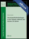 Buchcover Verantwortlichkeitsklagen in der Schweiz während den letzten 20 Jahren