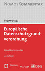 Buchcover Europäische Datenschutzgrundverordnung