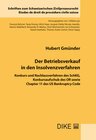 Buchcover Der Betriebsverkauf in den Insolvenzverfahren