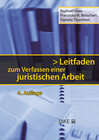 Buchcover Leitfaden zum Verfassen einer juristischen Arbeit