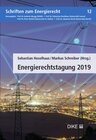 Buchcover Energierechtstagung 2019