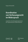 Buchcover Koordination von Verfassungsrecht im Widerspruch