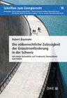 Buchcover Die völkerrechtliche Zulässigkeit der Grünstromförderung in der Schweiz