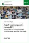 Buchcover Sozialversicherungsrechtstagung 2021