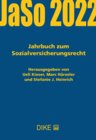 Buchcover Jahrbuch zum Sozialversicherungsrecht 2022
