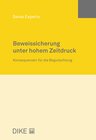 Buchcover Beweissicherung unter hohem Zeitdruck