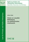 Buchcover Schutz vor sexueller Belästigung im schweizerischen Arbeitsrecht
