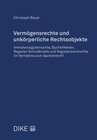 Buchcover Vermögensrechte und unkörperliche Rechtsobjekte