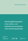 Buchcover Nachhaltigkeitsaspekte in der aktien- und kapitalmarktrechtlichen Unternehmenspublizität