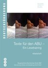 Buchcover Texte für den ABU - Ein Lesetraining
