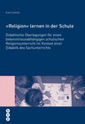 Buchcover «Religion» lernen in der Schule