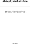 Buchcover Metaphysisch denken