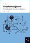 Buchcover Personalmanagement. Eine Einführung in das Human Resource Management