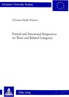 Buchcover Formal and Functional Perspectives on Tense and Related Categories