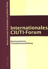 Buchcover Internationales CIUTI-Forum