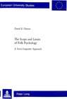 Buchcover The Scope and Limits of Folk Psychology