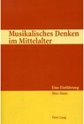 Buchcover Musikalisches Denken im Mittelalter