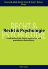 Buchcover Recht und Psychologie