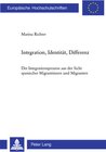 Buchcover Integration, Identität, Differenz