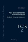 Buchcover Post-transcendental Communication