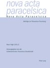 Buchcover Nova Acta Paracelsica 20/21