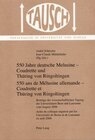 Buchcover 550 Jahre deutsche Melusine – Coudrette und Thüring von Ringoltingen- 550 ans de Mélusine allemande – Coudrette et Thüri