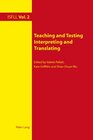 Buchcover Teaching and Testing Interpreting and Translating